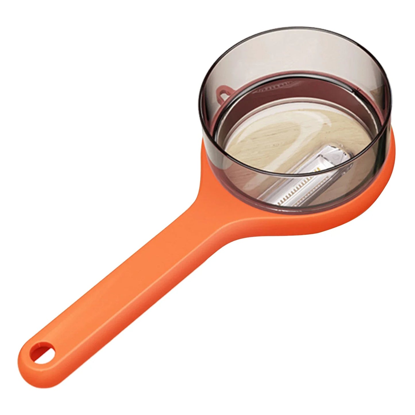 Ergonomic Vegetable Peeler with Built-In Scrap Catcher