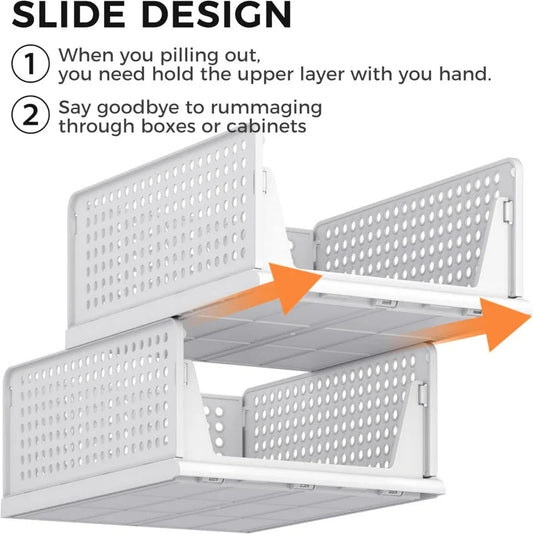 Stackable Clear Drawer Organizer