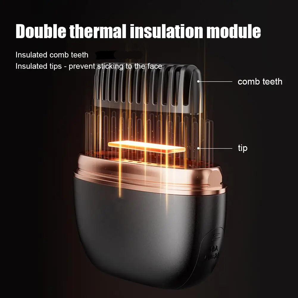 Wireless 2-in-1 Portable Ceramic Hair Straightener