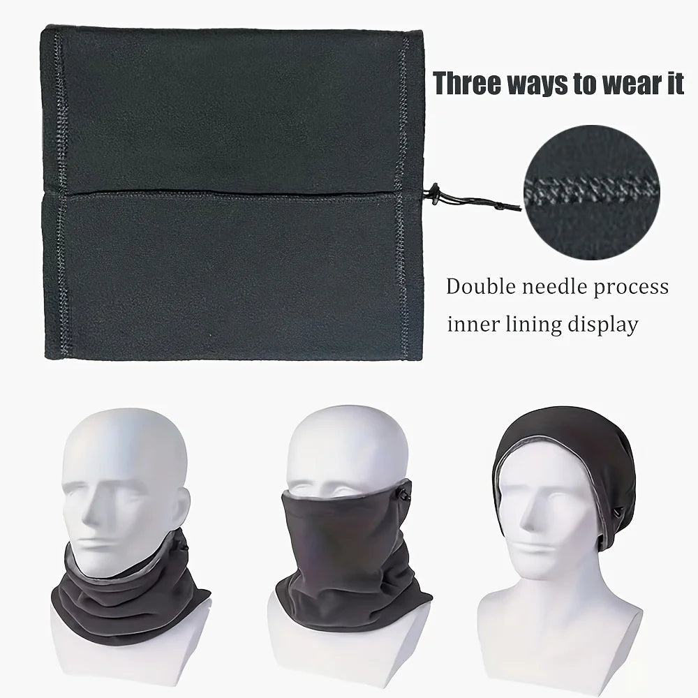 Fleece Balaclava Face Mask & Neck Warmer