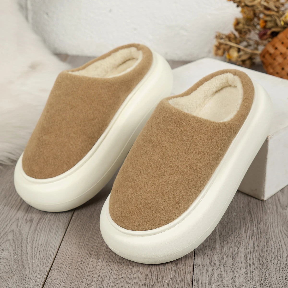 Women’s Warm Plush Indoor Slippers