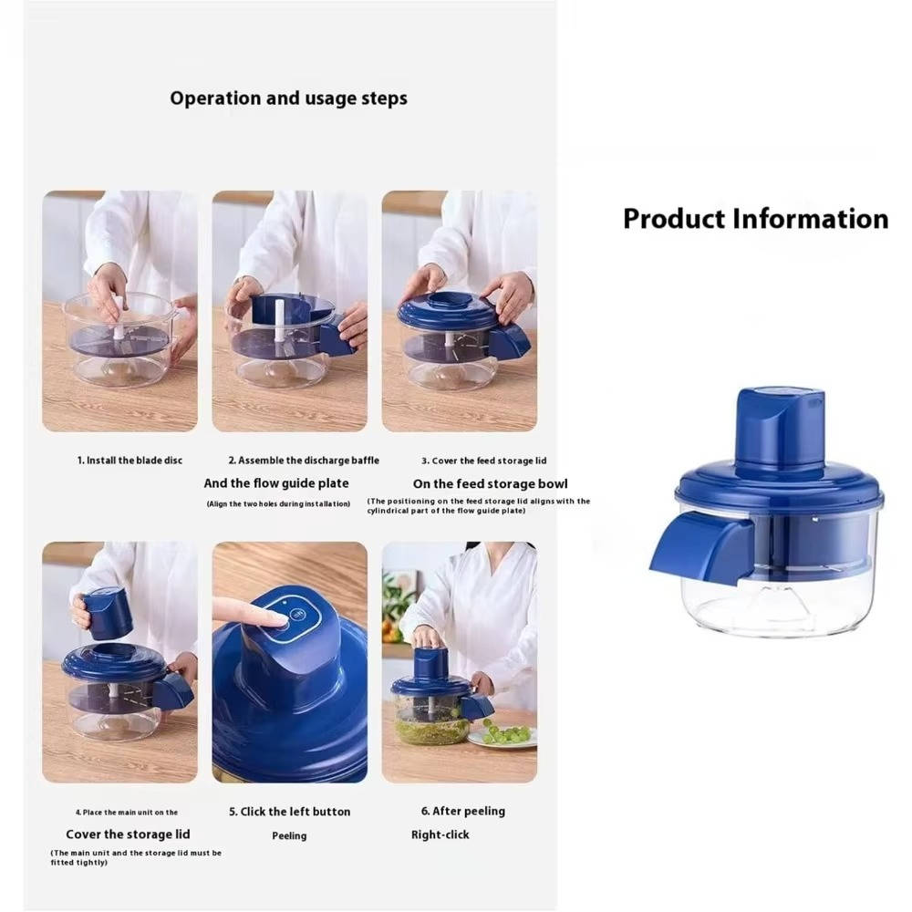 Electric Fruit & Vegetable Peeler for Easy Prep