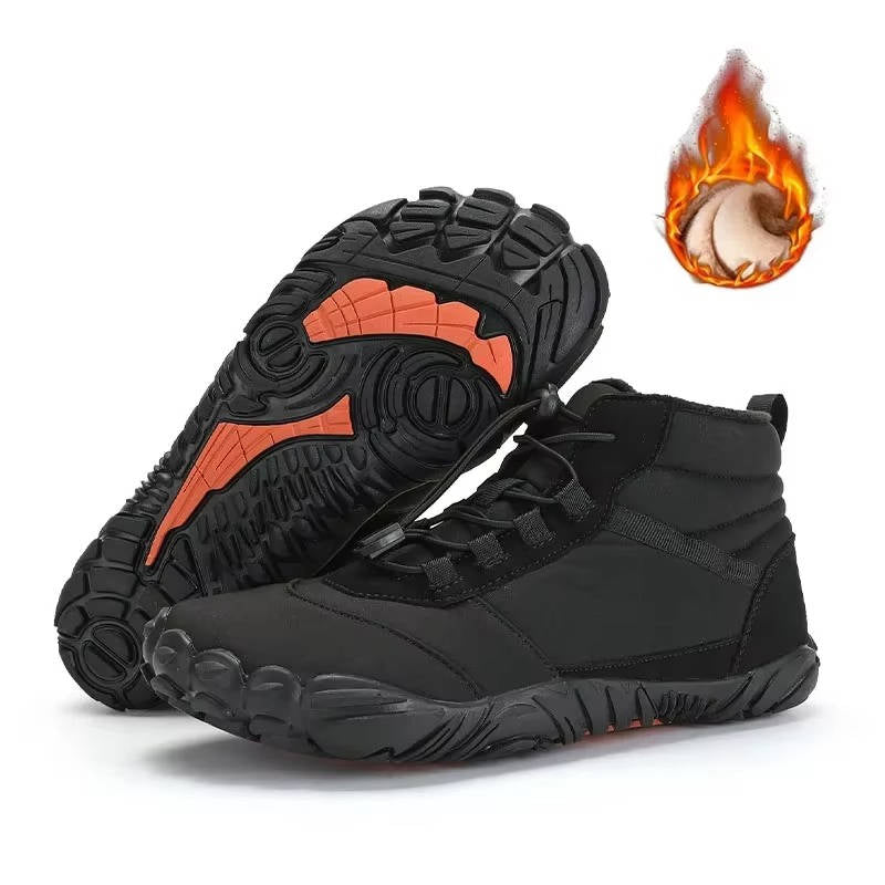 Waterproof Winter Barefoot Shoes with Fleece Lining