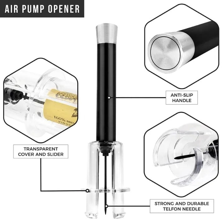Air-Assist Wine Opener Set