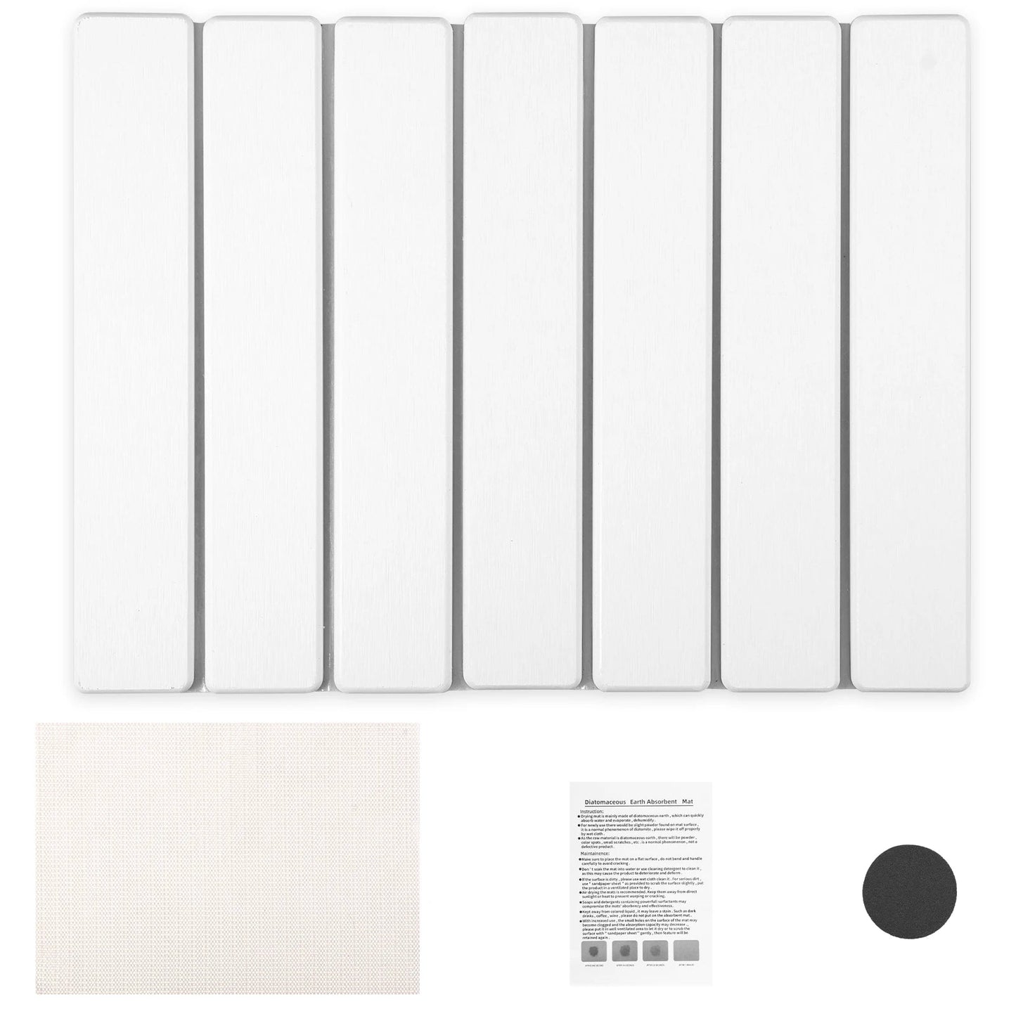 Foldable Diatomite Dish Drying Mat
