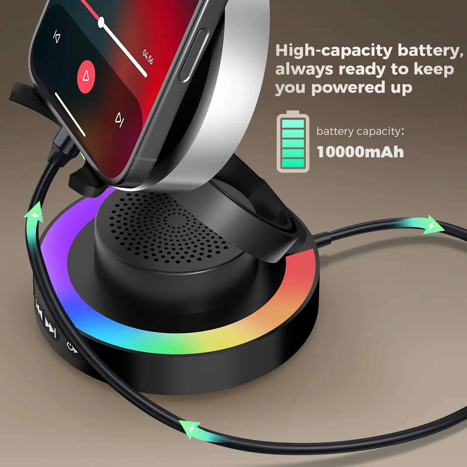 5-in-1 Wireless Speaker & Phone Stand product image 2