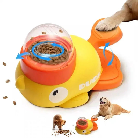 Interactive Duck Dog Puzzle Feeder