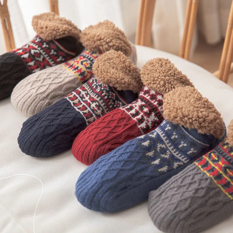Snow Pattern Warm Winter Socks