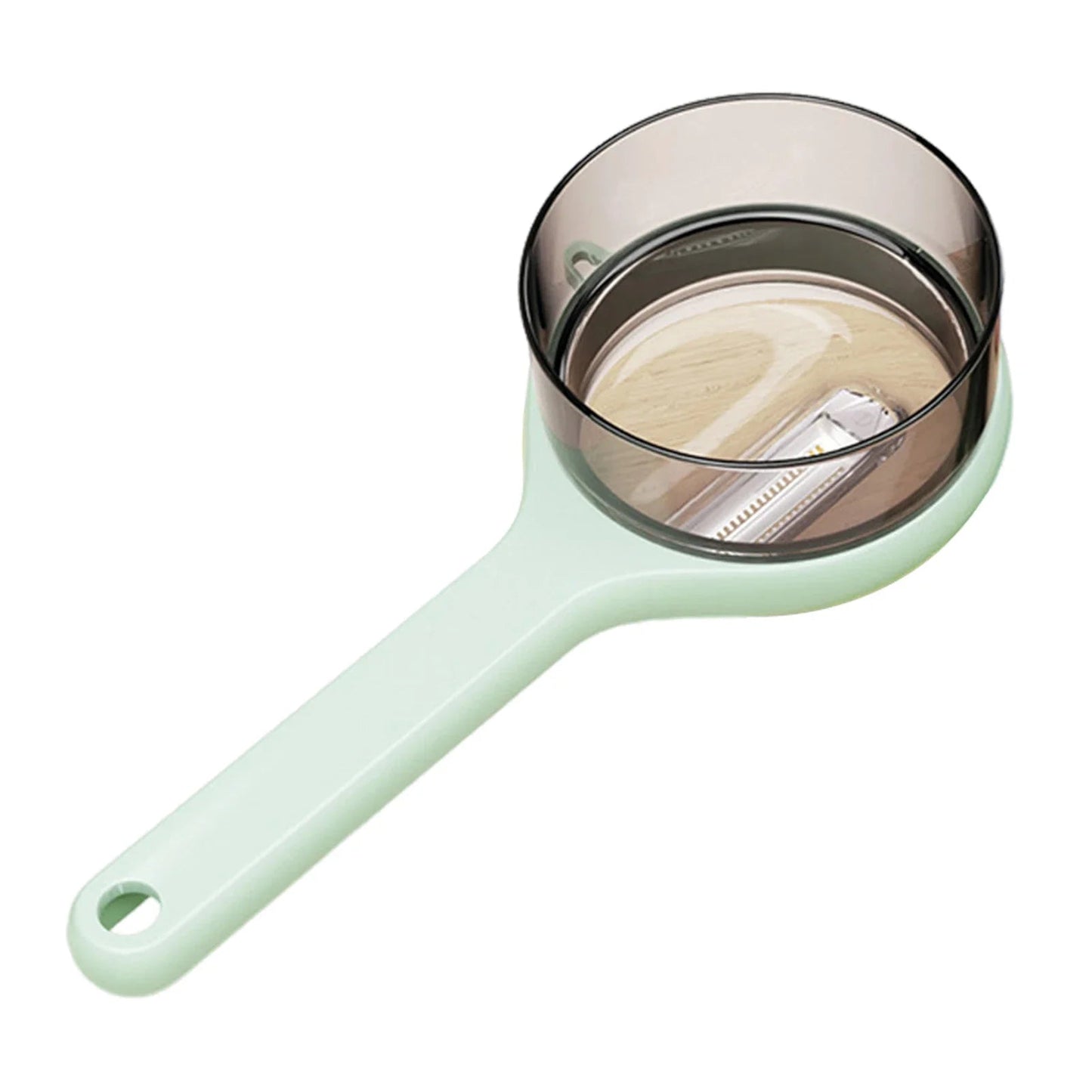 Ergonomic Vegetable Peeler with Built-In Scrap Catcher