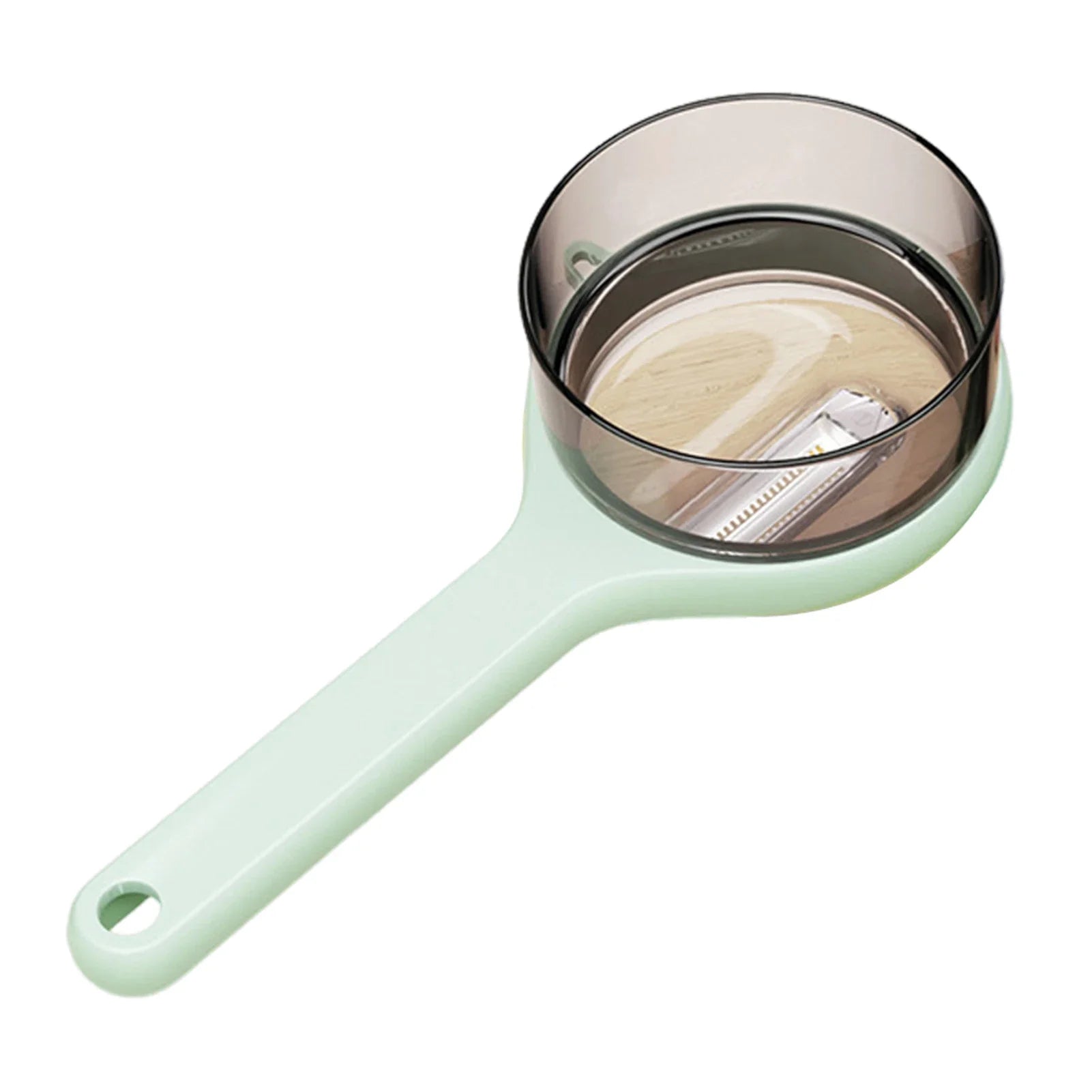 Ergonomic Vegetable Peeler with Built-In Scrap Catcher