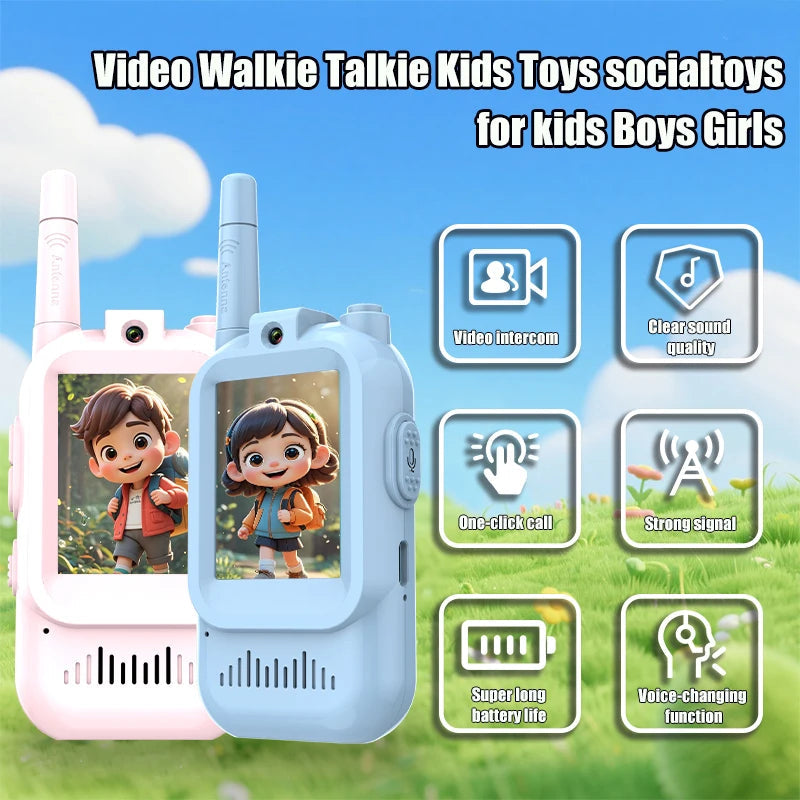 Children’s 2 Pack Video Walkie Talkie