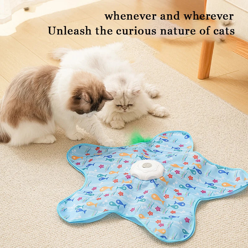Automatic Hide & Seek Interactive Cat Toy