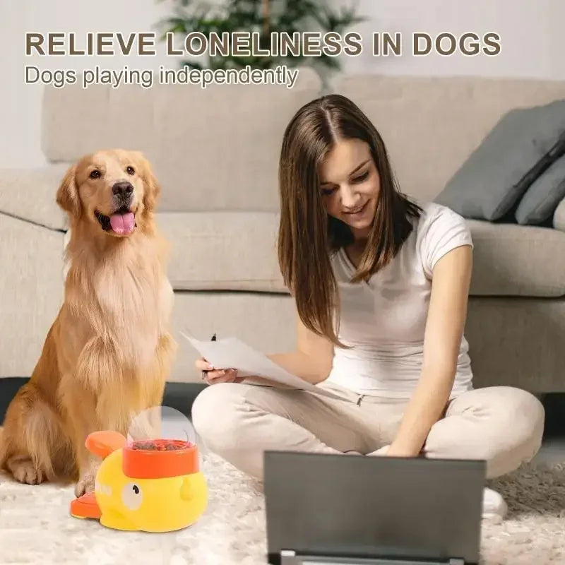 Interactive Duck Dog Puzzle Feeder