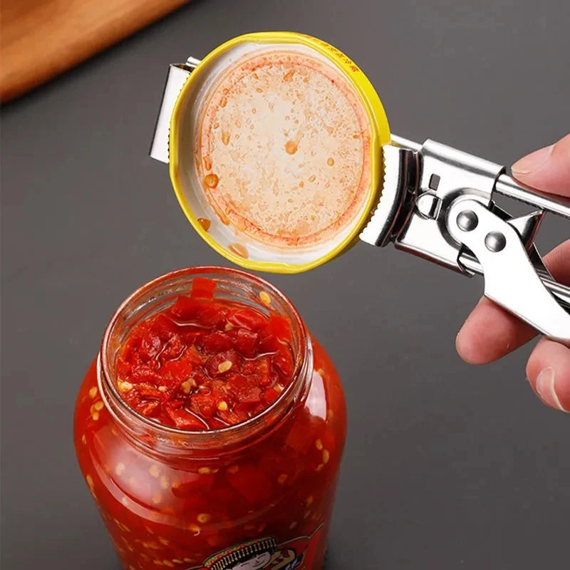 Adjustable Stainless Steel Multi-Function Jar Opener