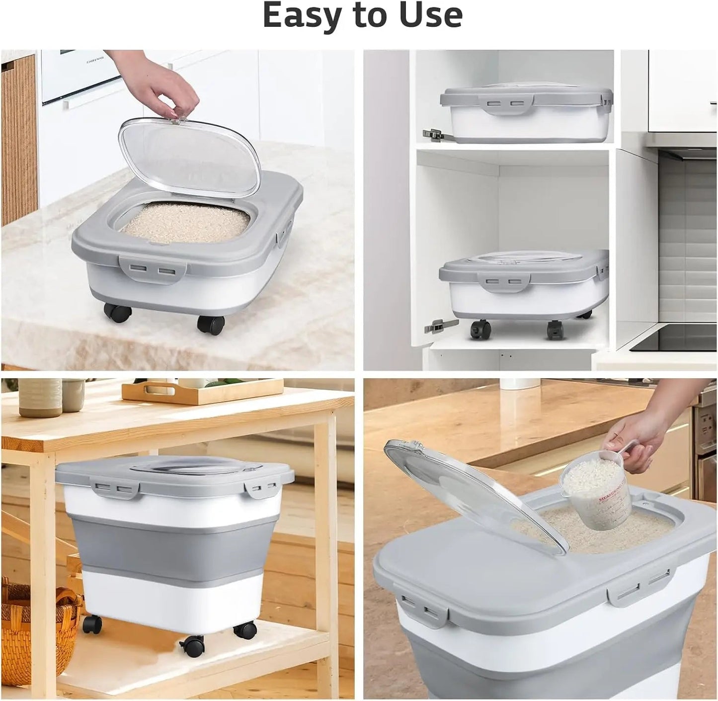 Foldable Large-Capacity Food Storage Container