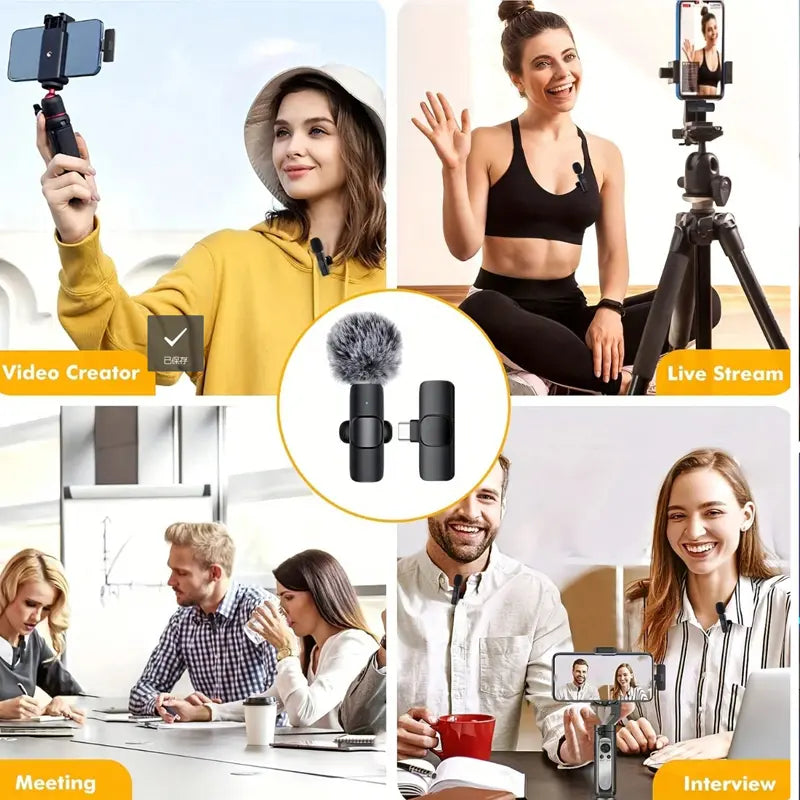 Wireless Dual Lapel Microphone Set for Content Creation product image 8