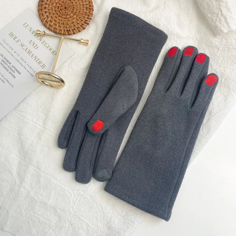 Touchscreen Winter Gloves with Nail-Friendly Design