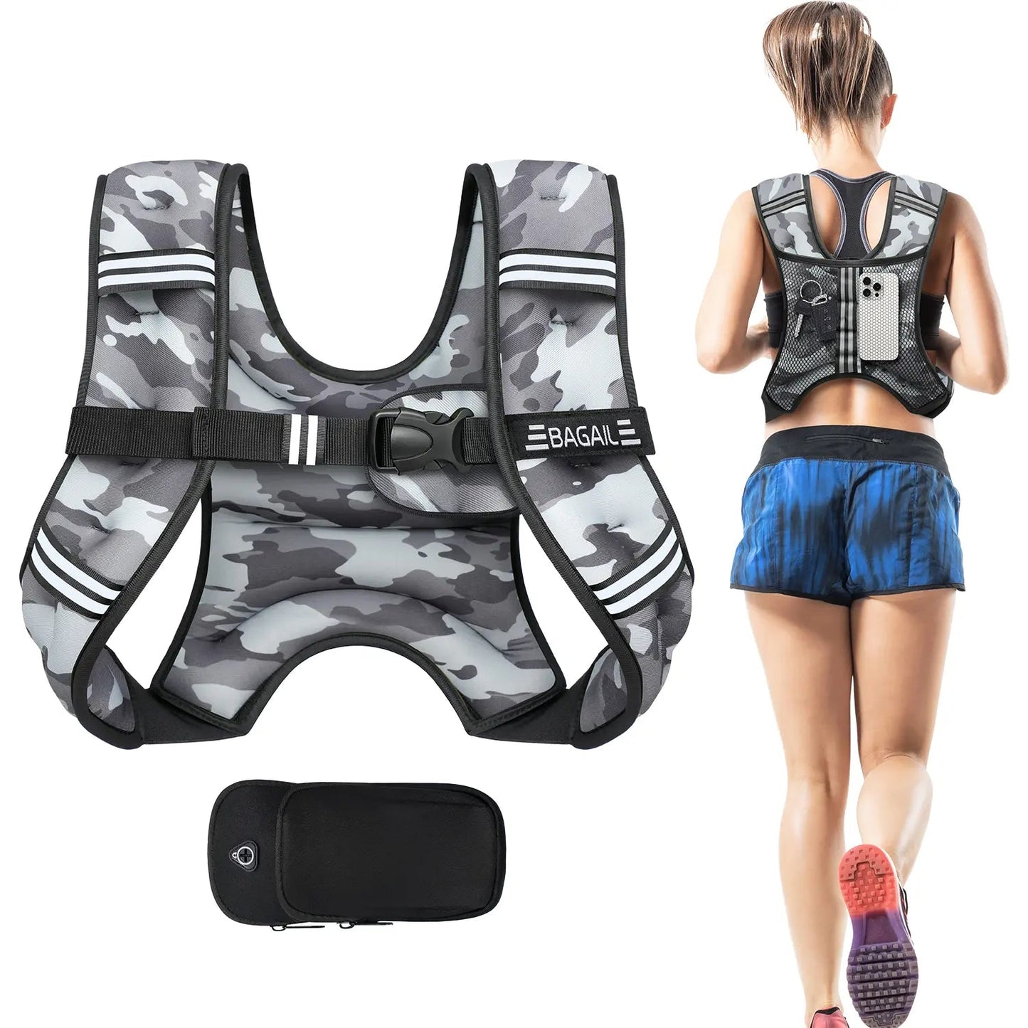 Adjustable Weighted Vest for Home Workouts product image 12