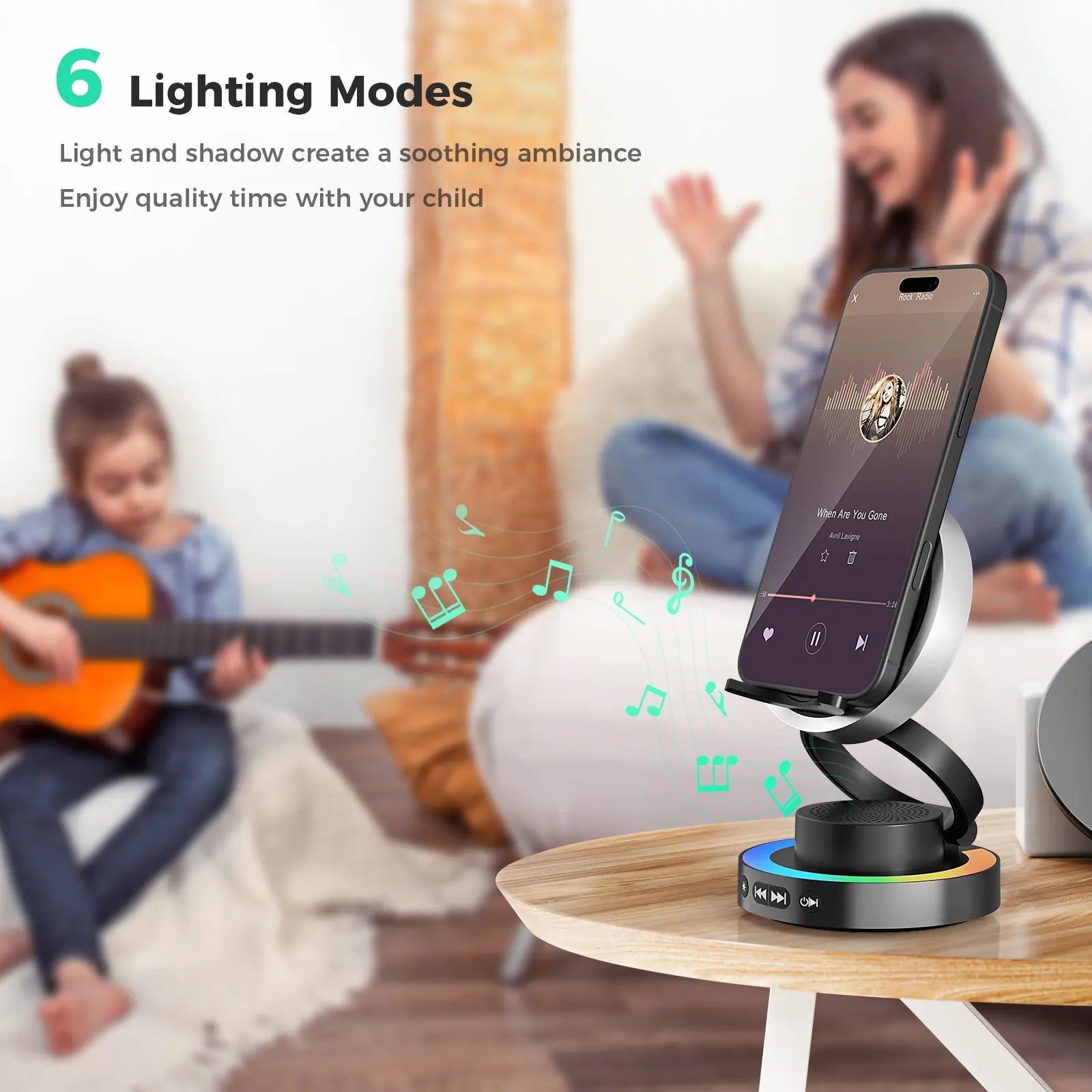 5-in-1 Wireless Speaker & Phone Stand product image 6
