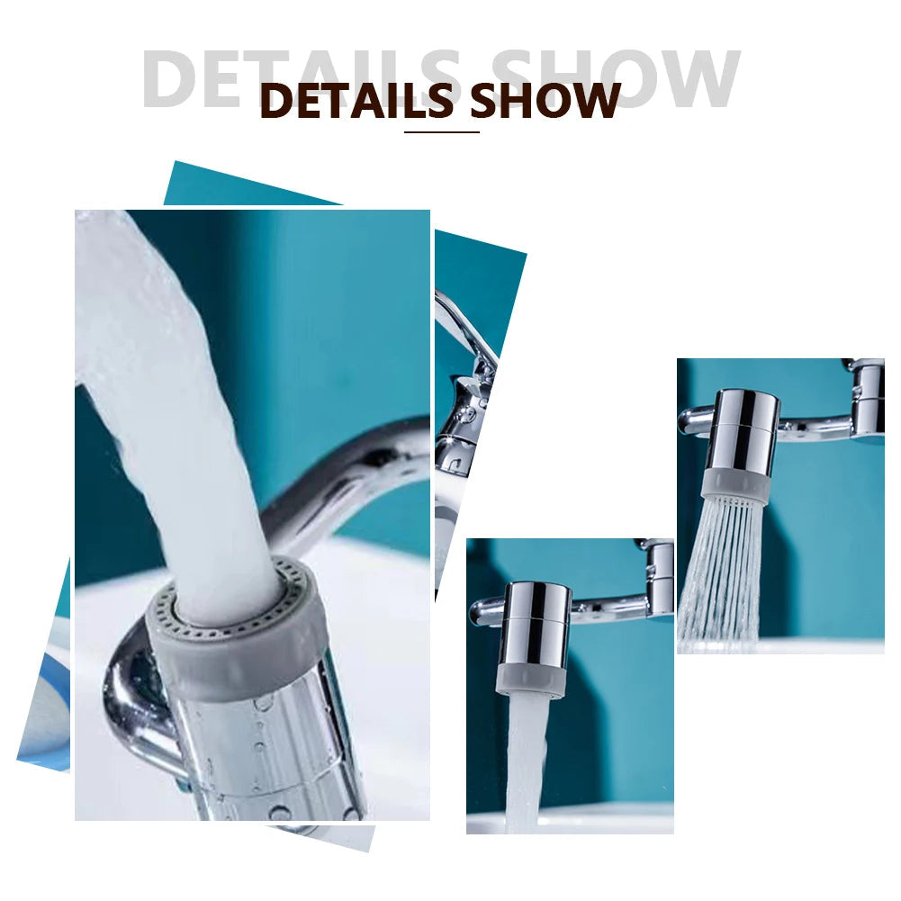 1080° Rotating Faucet Extender for Kitchen & Bathroom Sinks