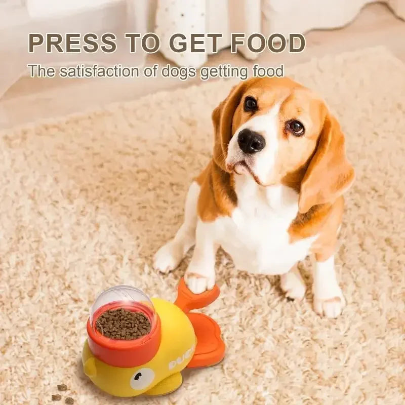 Interactive Duck Dog Puzzle Feeder