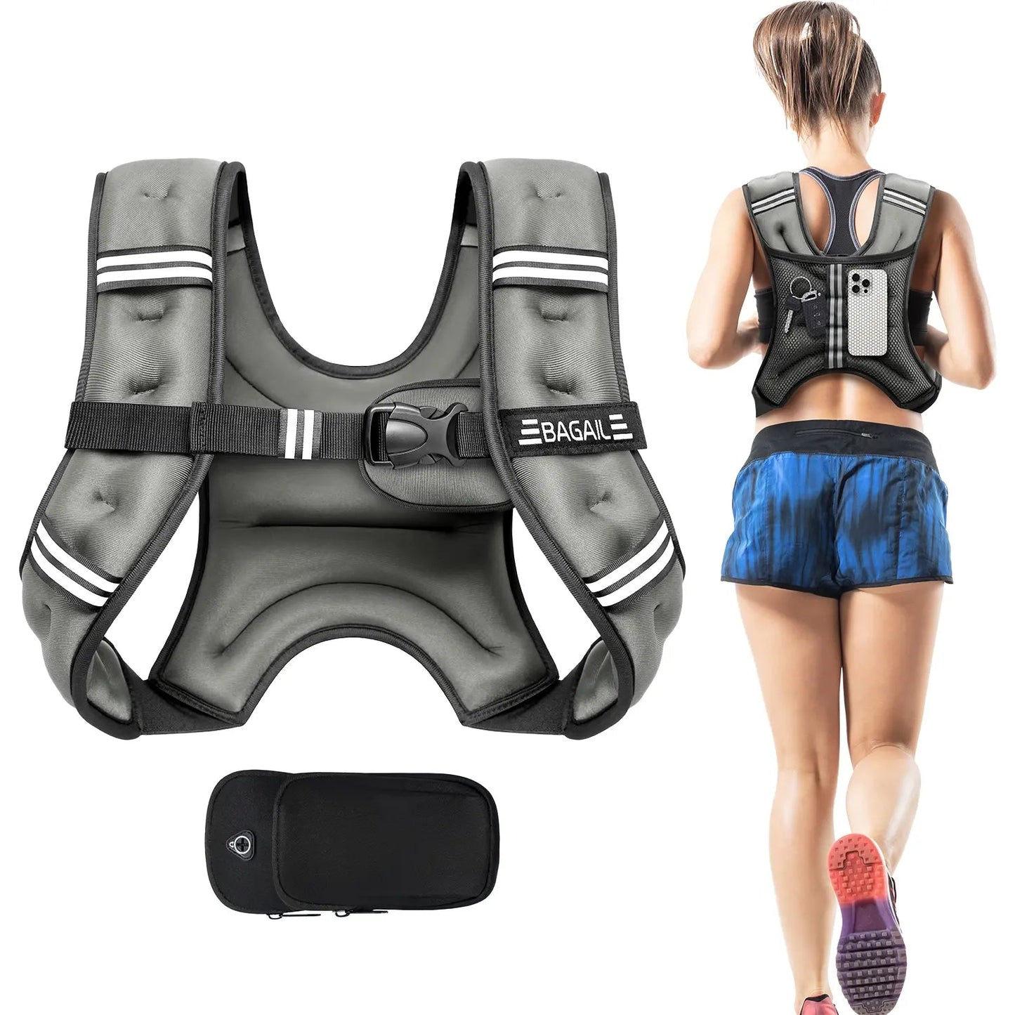 Adjustable Weighted Vest for Home Workouts product image 14