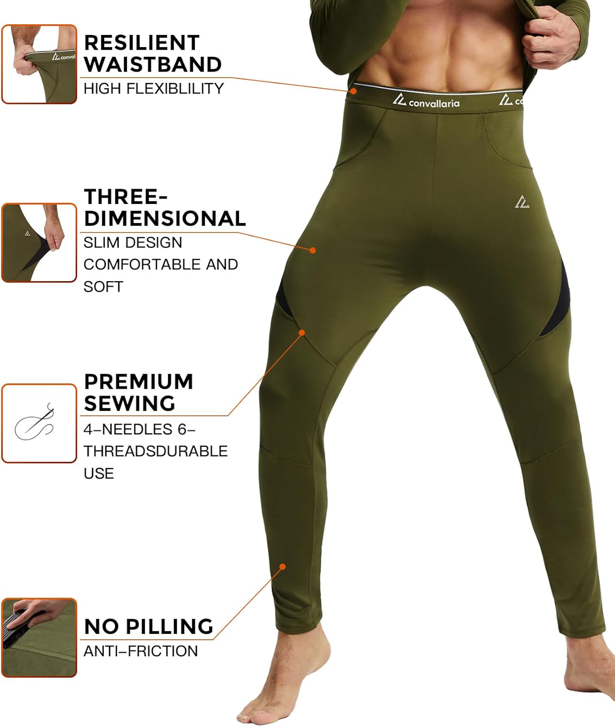Men’s Thermal Underwear Long Johns Set product image 3