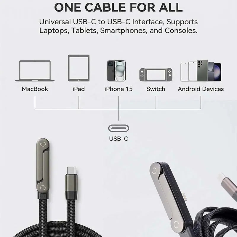 240W 2-in-1 Charging Cable & Phone Stand product image 8