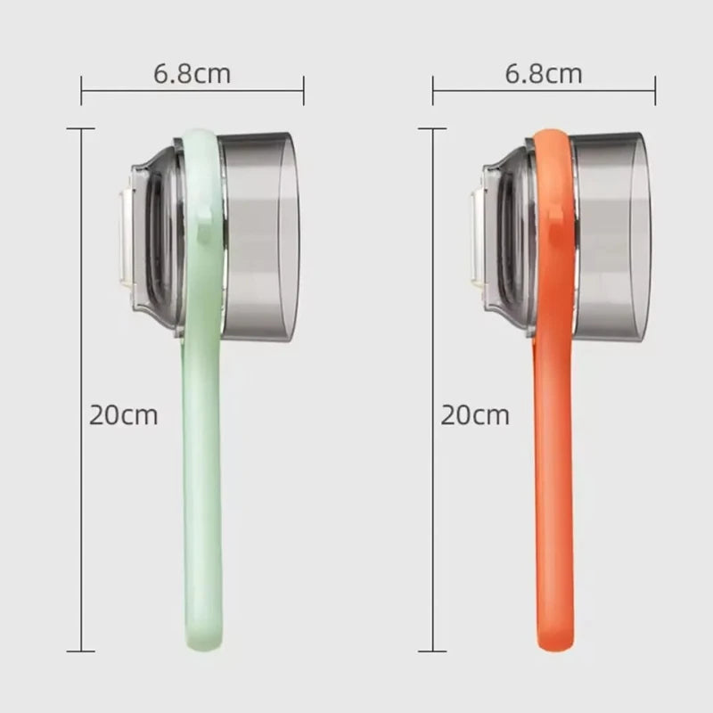 Ergonomic Vegetable Peeler with Built-In Scrap Catcher