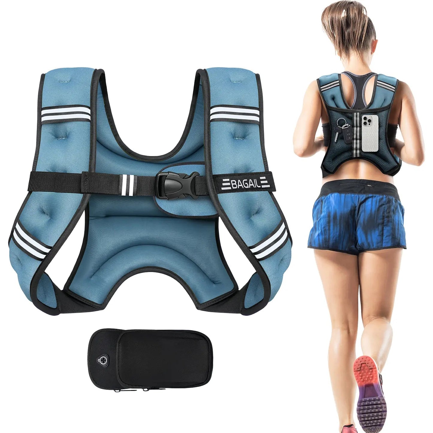 Adjustable Weighted Vest for Home Workouts product image 11