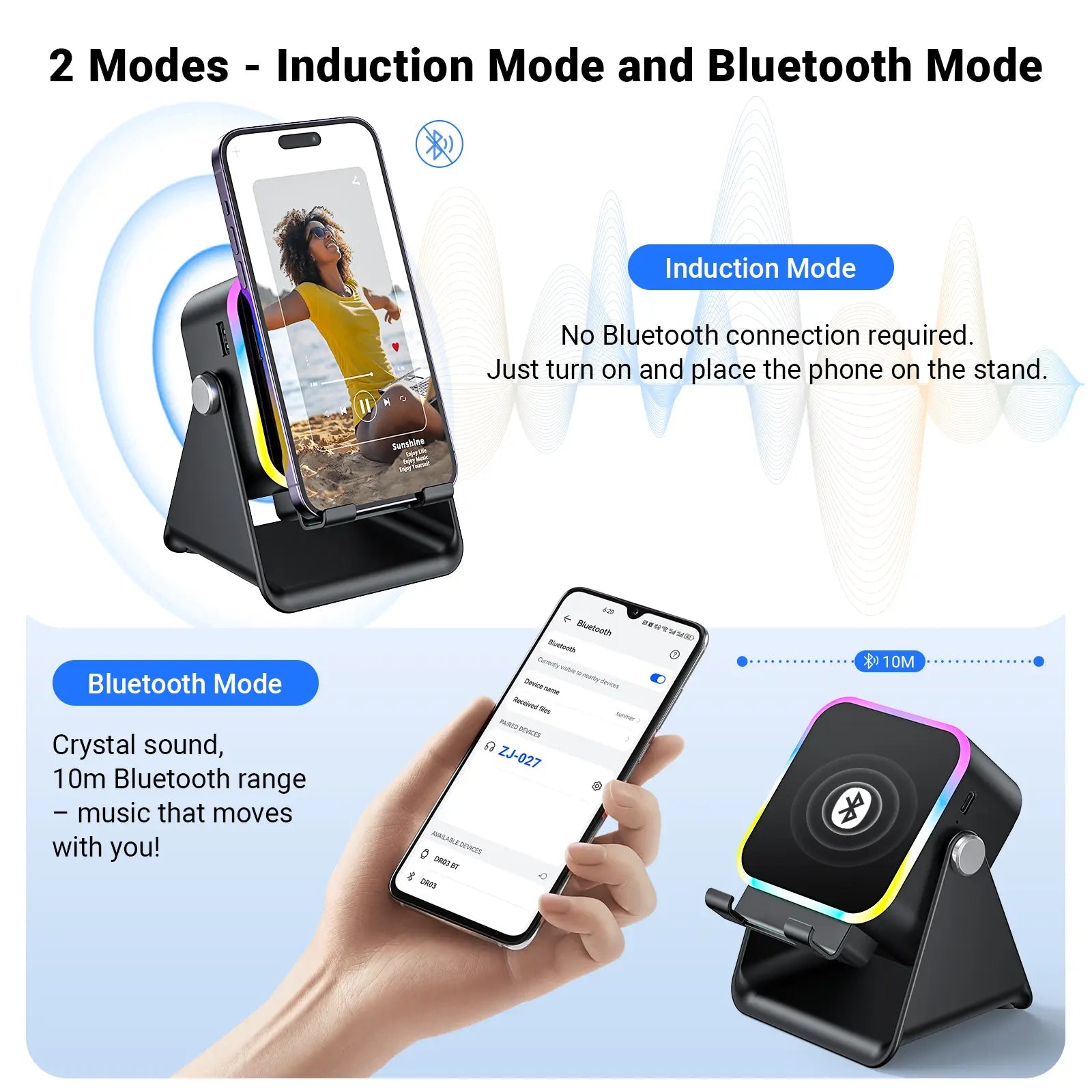 Wireless Induction Speaker Stand with Power Bank product image 5