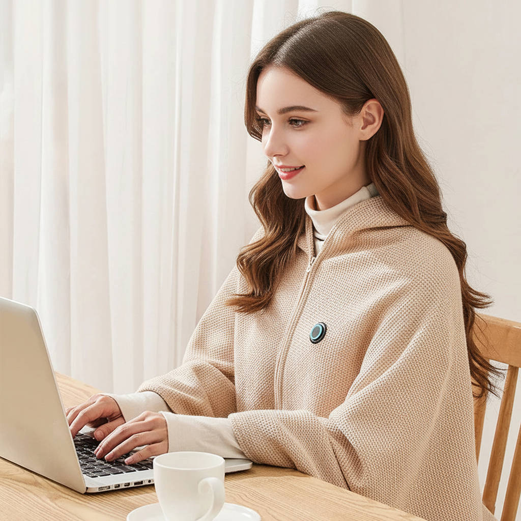 Portable USB Heated Shawl Blanket