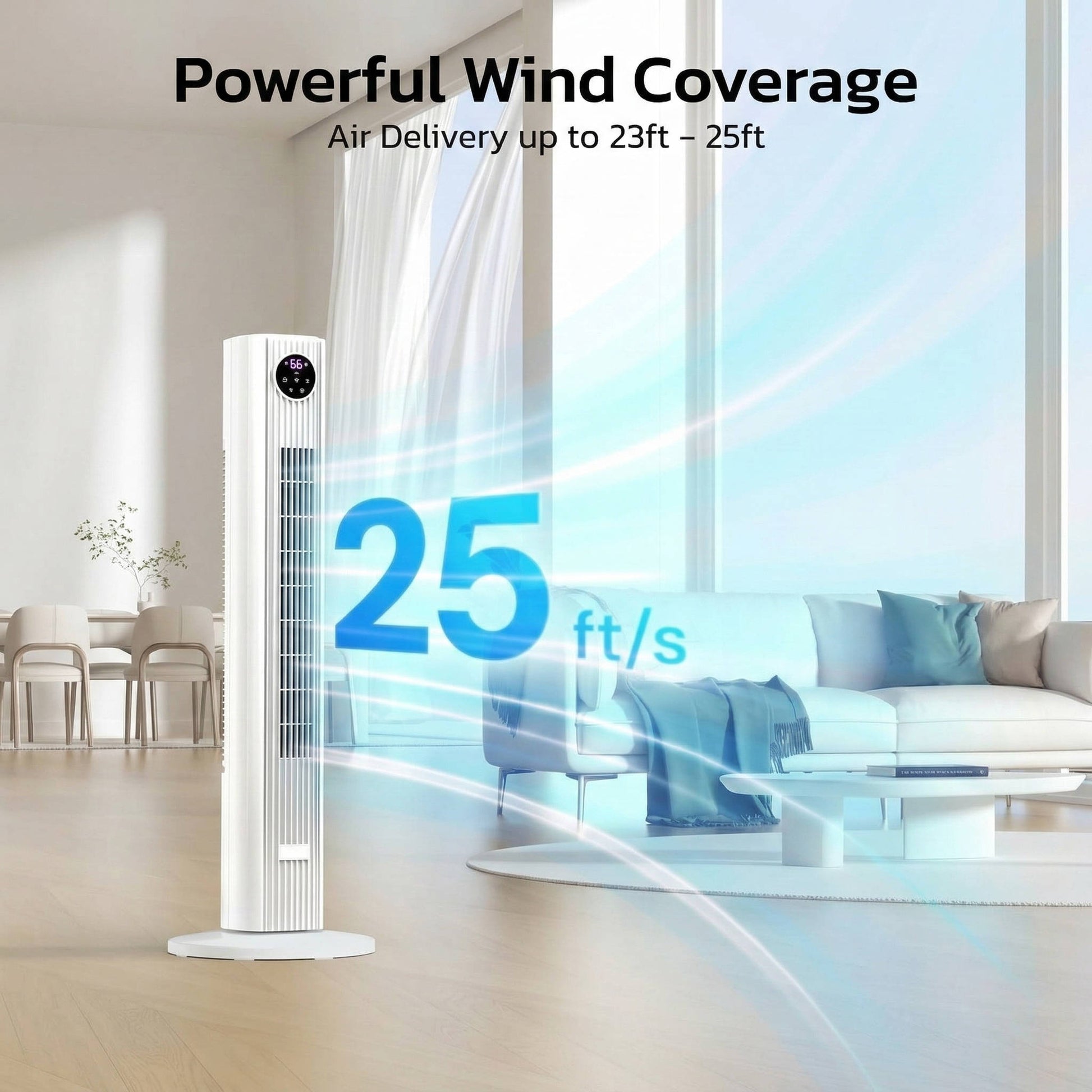 Portable Tower Air Cooler for Bedroom & Office