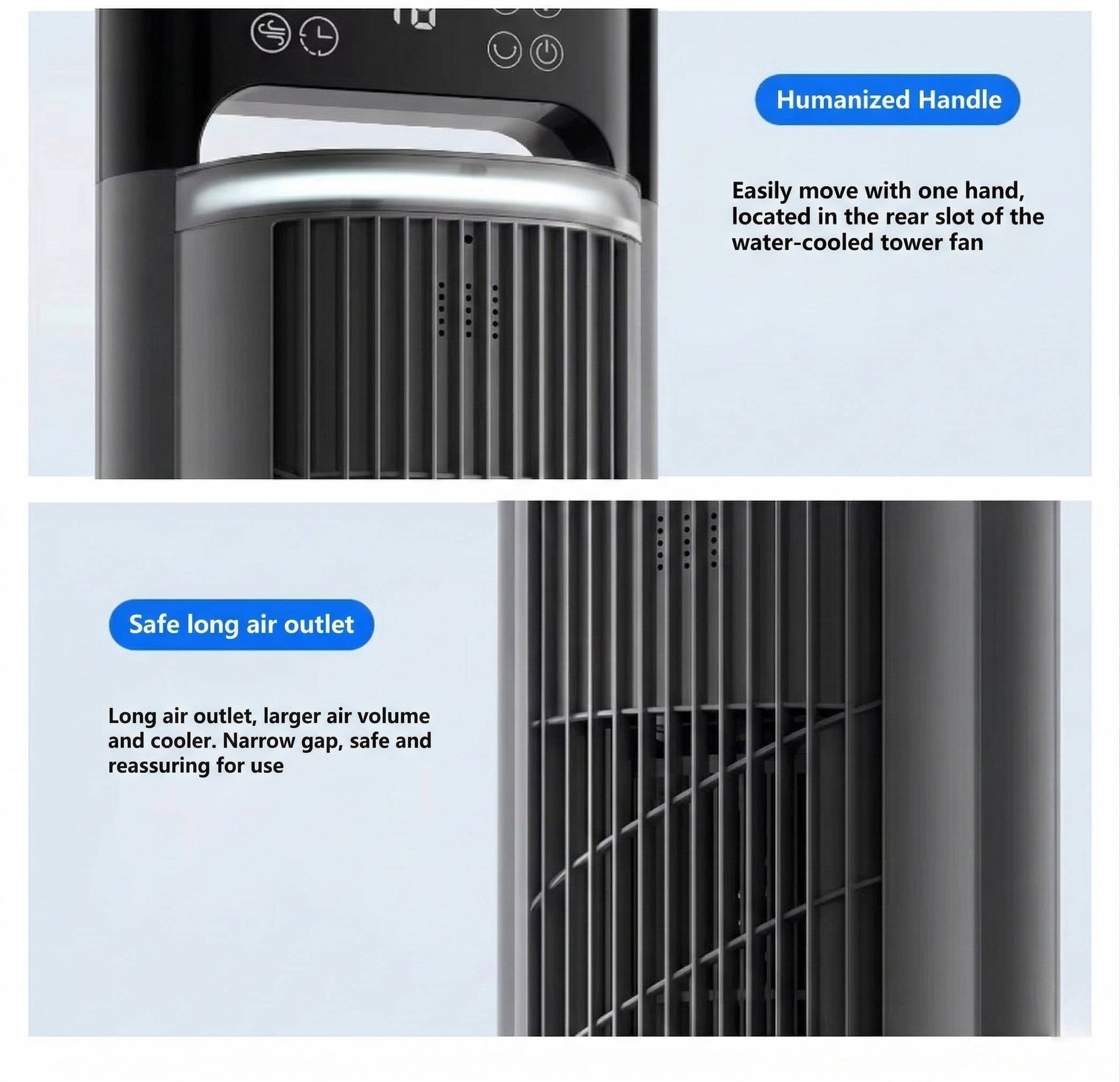 Quiet Windowless Portable Air Cooler with Remote