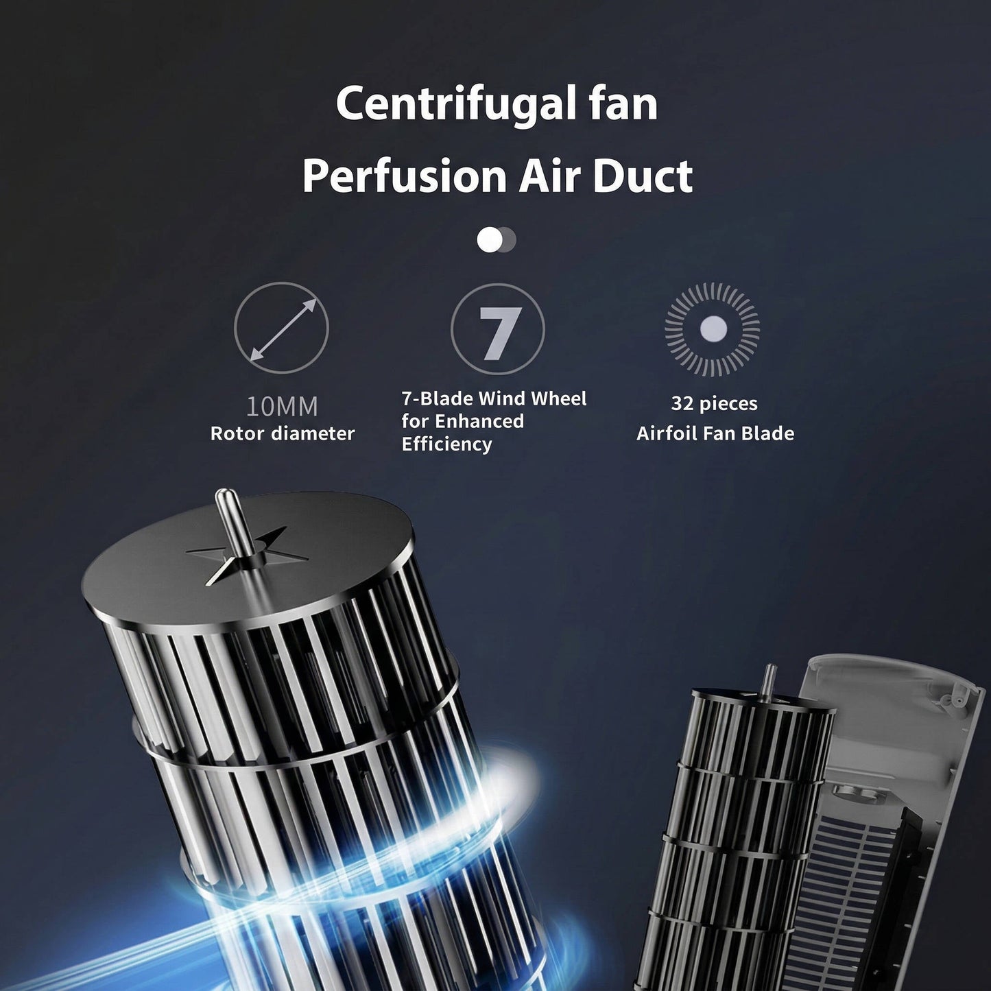 Quiet Windowless Portable Air Cooler with Remote