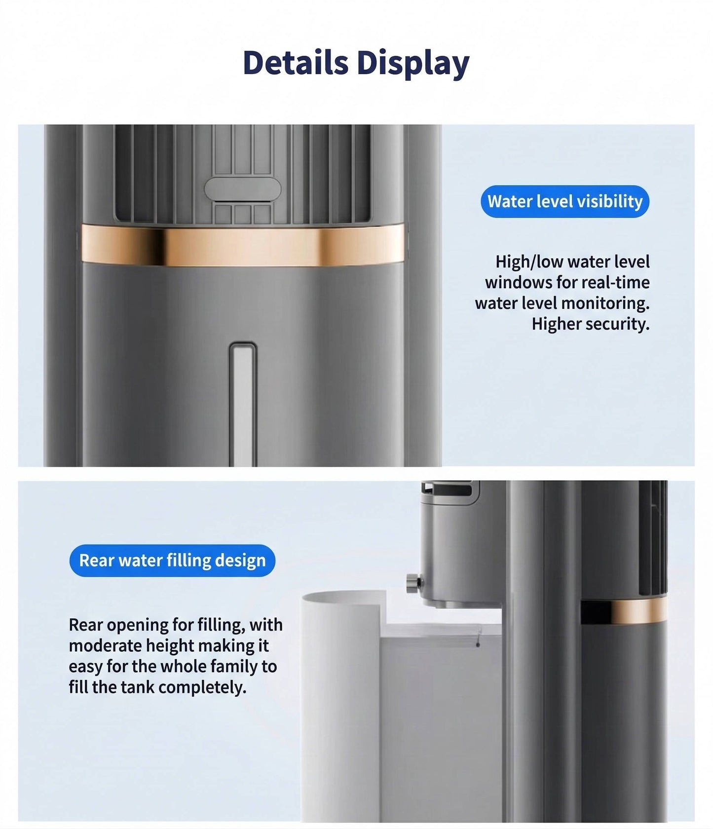 Quiet Windowless Portable Air Cooler with Remote