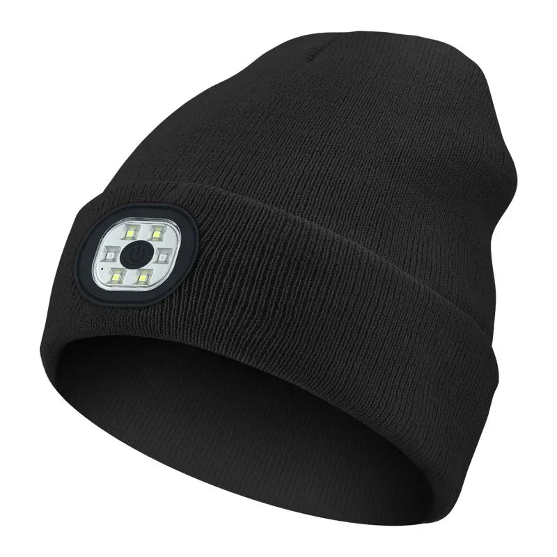 Rechargeable LED Beanie Hat