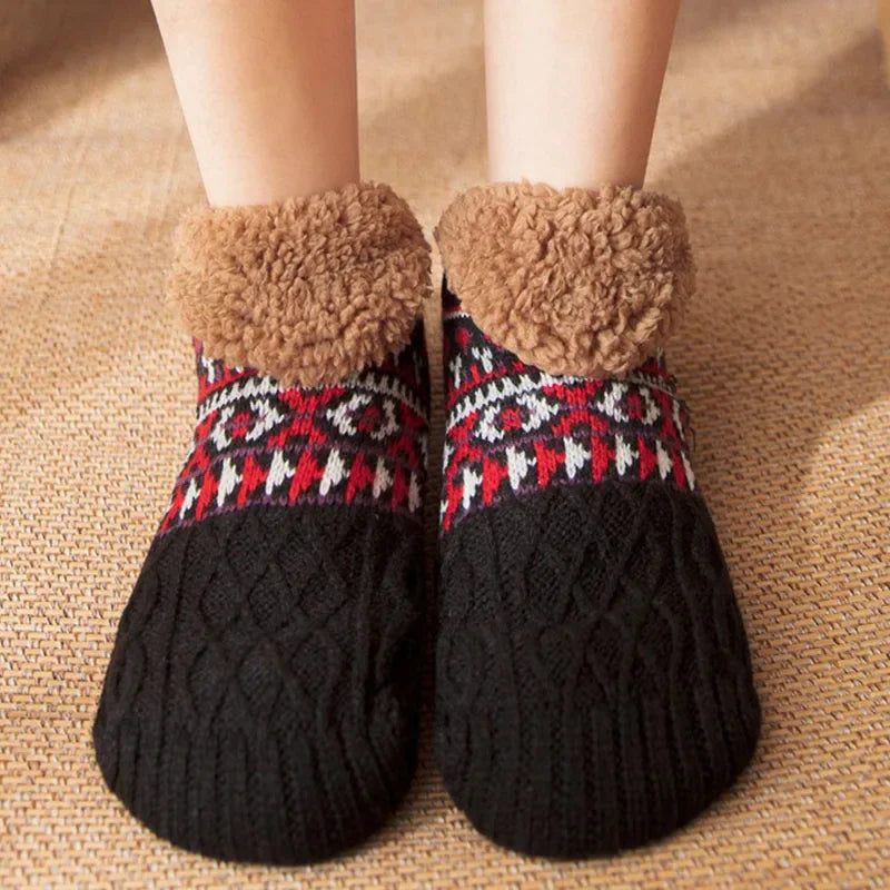 Snow Pattern Warm Winter Socks