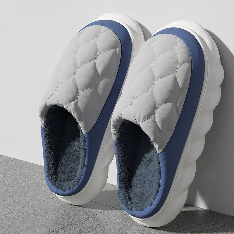 Men’s Waterproof Warm Winter Slippers