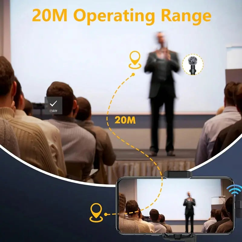 Wireless Dual Lapel Microphone Set for Content Creation product image 7