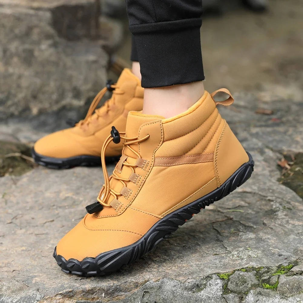 Waterproof Winter Barefoot Shoes with Fleece Lining