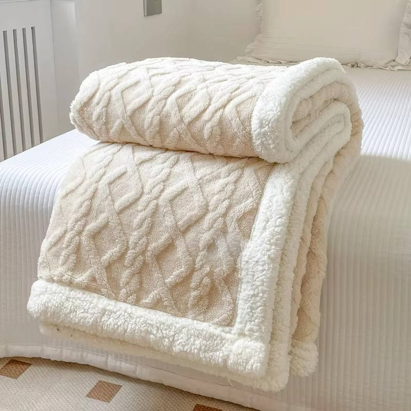 Soft Fleece Throw Blanket for Couch, Bed, and Travel