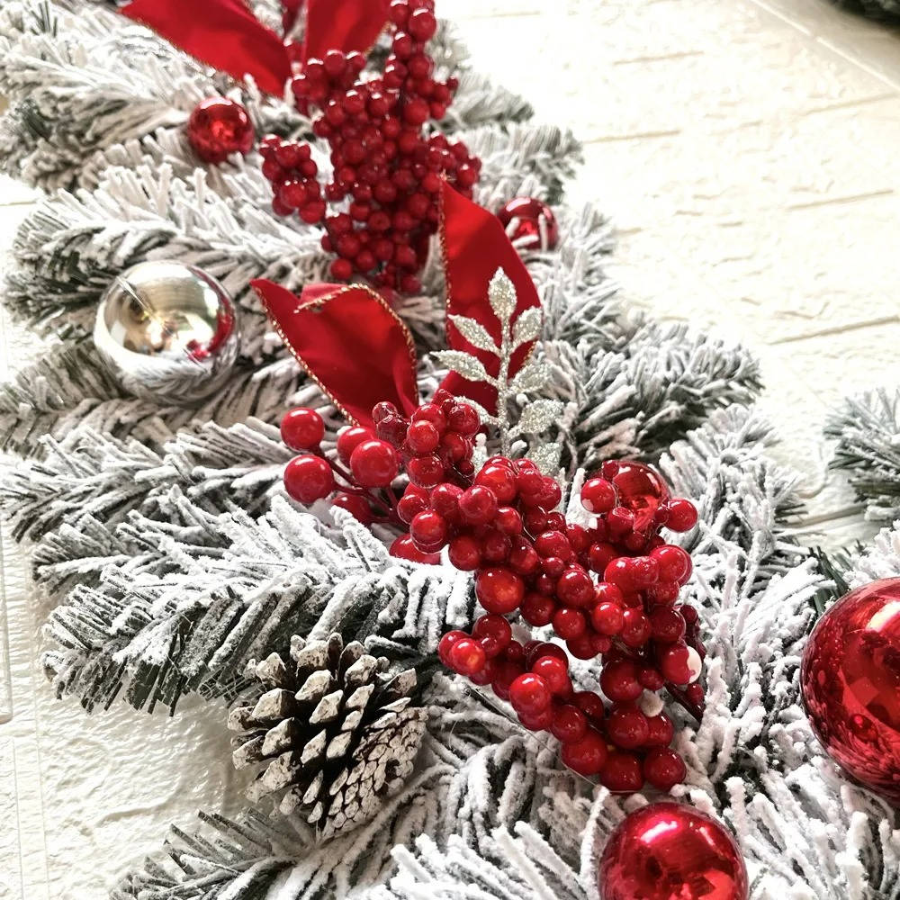 Christmas Door Wreath Decoration Set