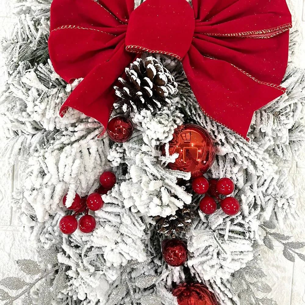 Christmas Door Wreath Decoration Set