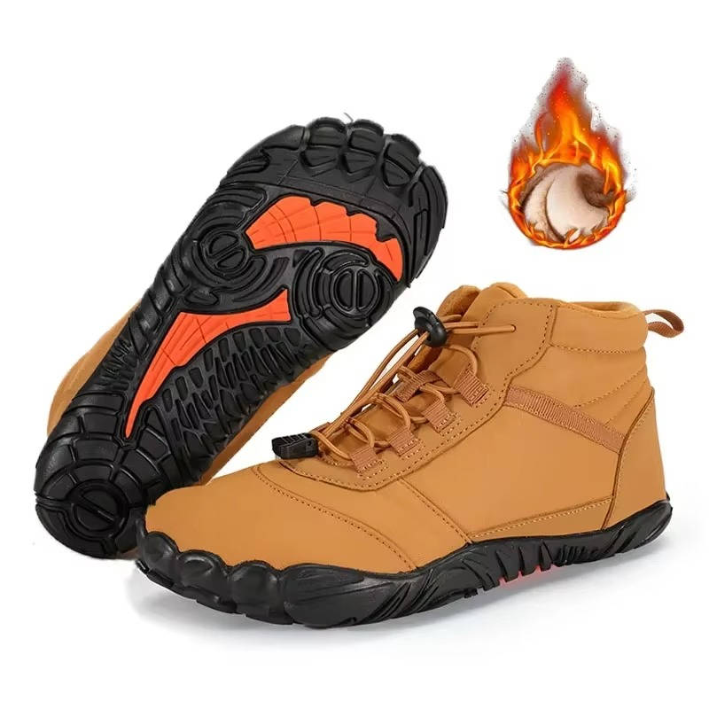 Waterproof Winter Barefoot Shoes with Fleece Lining