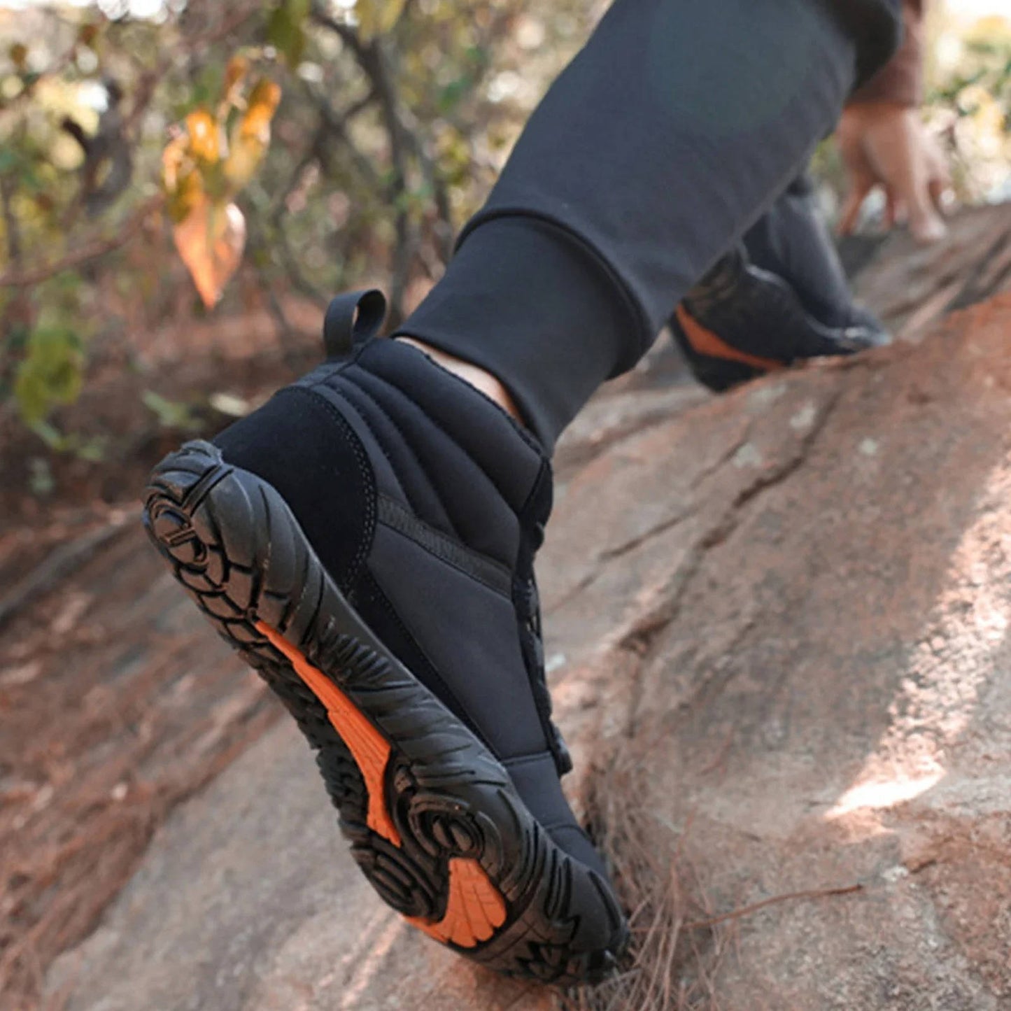 Waterproof Winter Barefoot Shoes with Fleece Lining