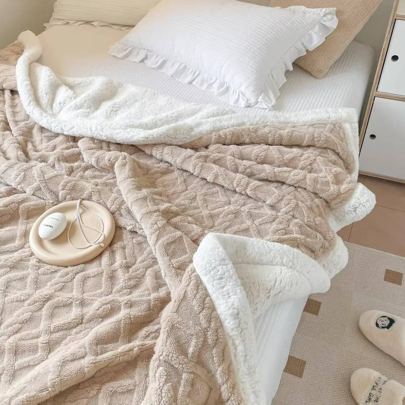 Soft Fleece Throw Blanket for Couch, Bed, and Travel