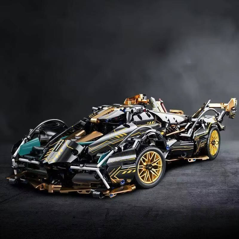 1690-Piece V12 Supercar Building Block Set