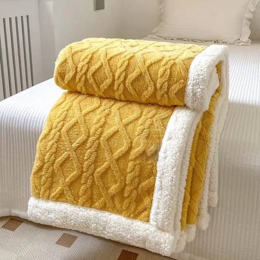 Soft Fleece Throw Blanket for Couch, Bed, and Travel