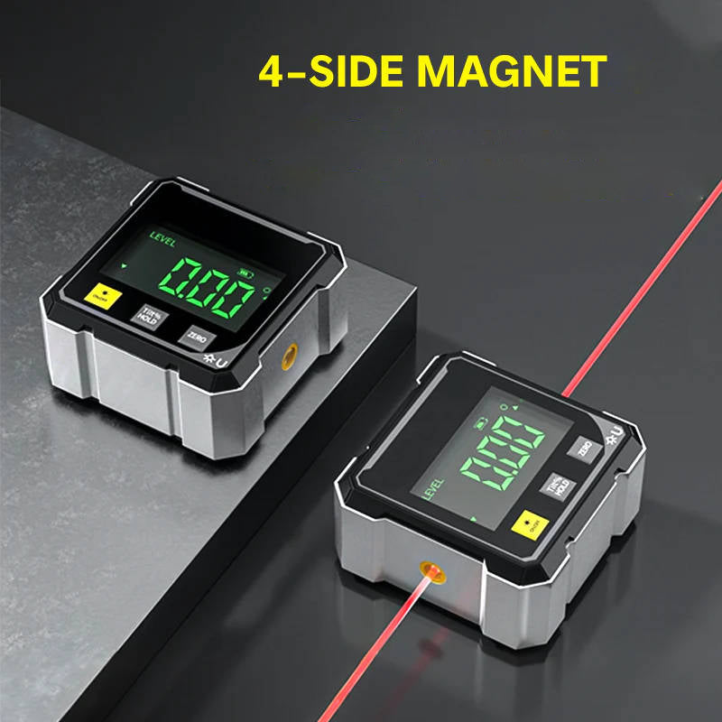 Digital Angle Gauge with Dual Laser
